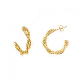 Evie Braided Wrap Hoops