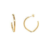 Gold Geometric Hoops