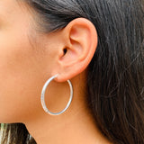 Aria Silver Everyday Hoops