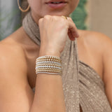 Gold Filled x 925 Beaded Bracelet