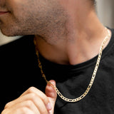 4mm Flat Figaro Chain