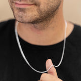 2mm Silver Curb Chain