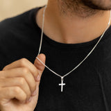 Silver Cross Pendant Necklace
