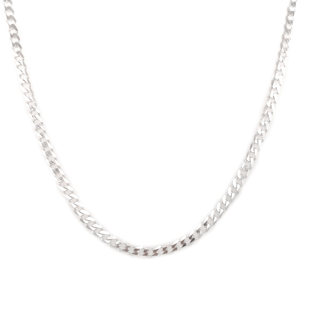 3mm Silver Curb Chain