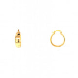 Goldie Square Edged Hoops
