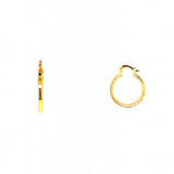Gwen Square Edged Hoops