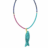Vion Fish Charm Necklace