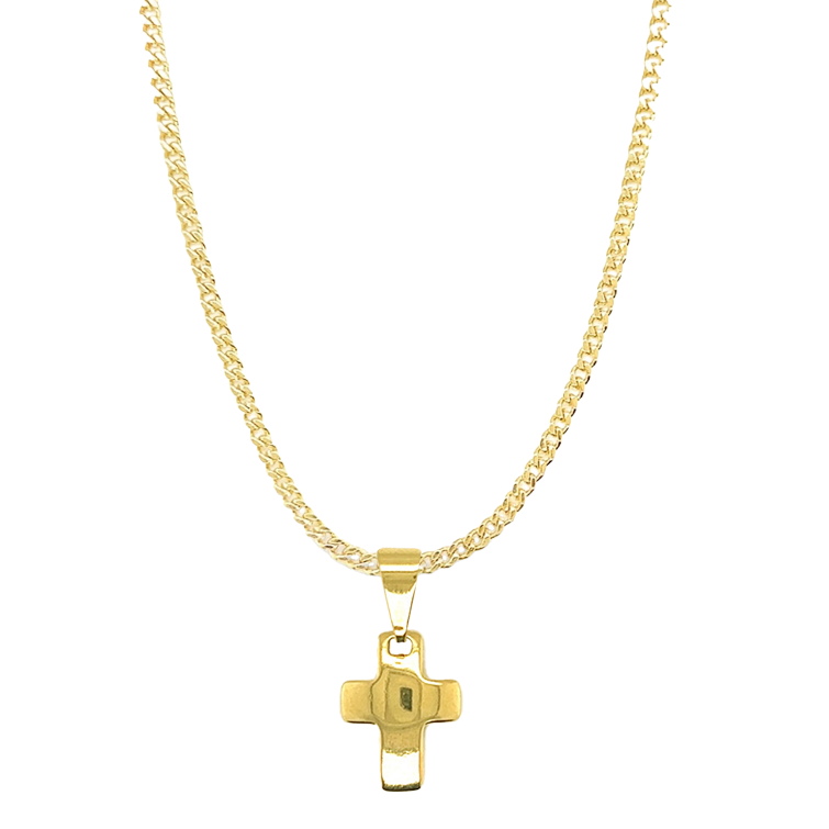 Adah Simple Cross Necklace