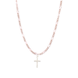 Even Mini Cross Necklace