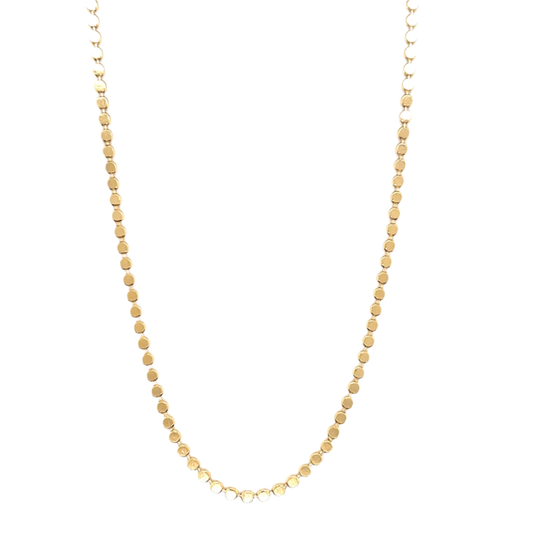 Flat Ball Necklace for Girls