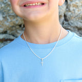 Even Mini Cross Necklace