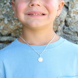 Koa Star of David Disc Necklace
