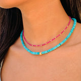 Ruby Beaded Necklace