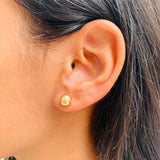 Ali Gold Stud Earrings