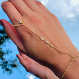 Lyra Initial Hand Chain
