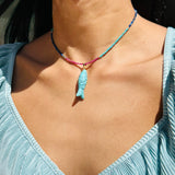 Vion Fish Charm Necklace