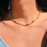 Norma Tennis Heart Necklace