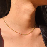 Avril Curb Tennis Necklace