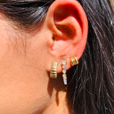 Fern CZ Drop Earrings