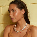 Nori Chunky Beaded Hoops
