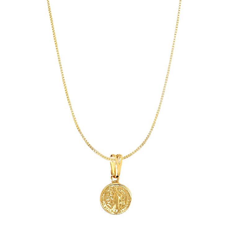 Jett Saint Benedict Necklace