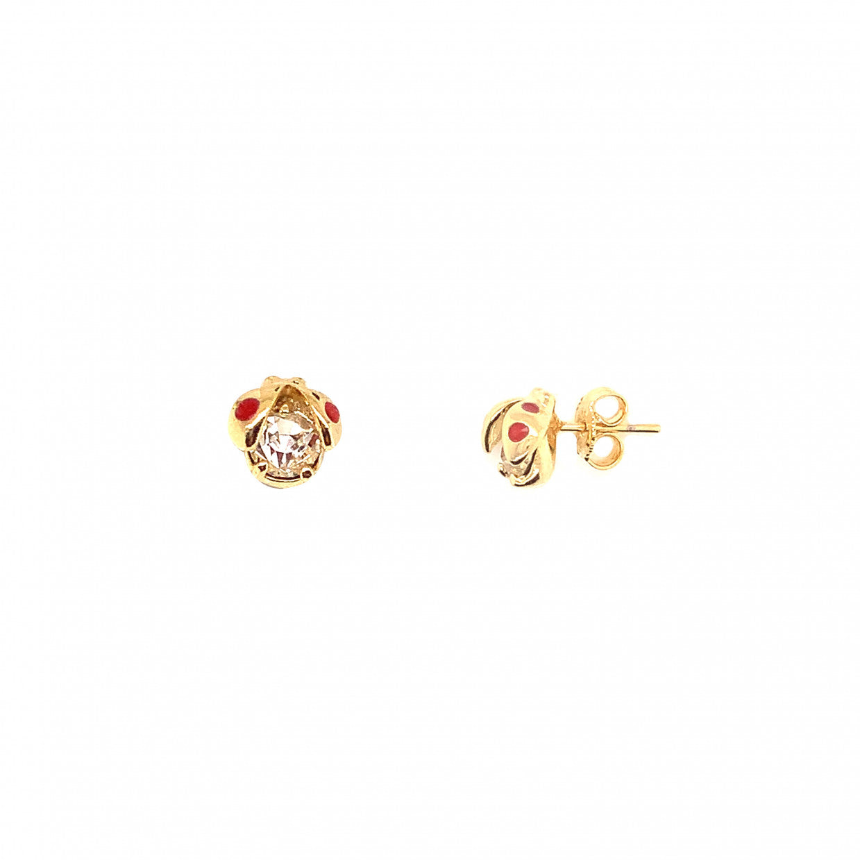 Kaia Ladybug Earrings for Girls