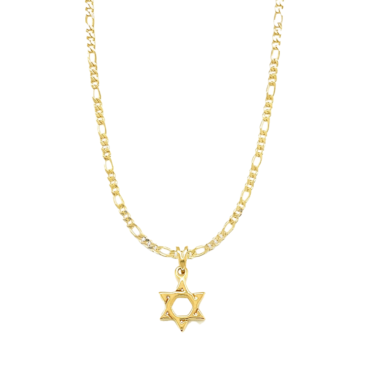 Mica Star Of David Necklace