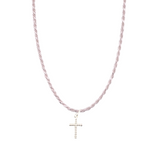 Even Mini Cross Necklace