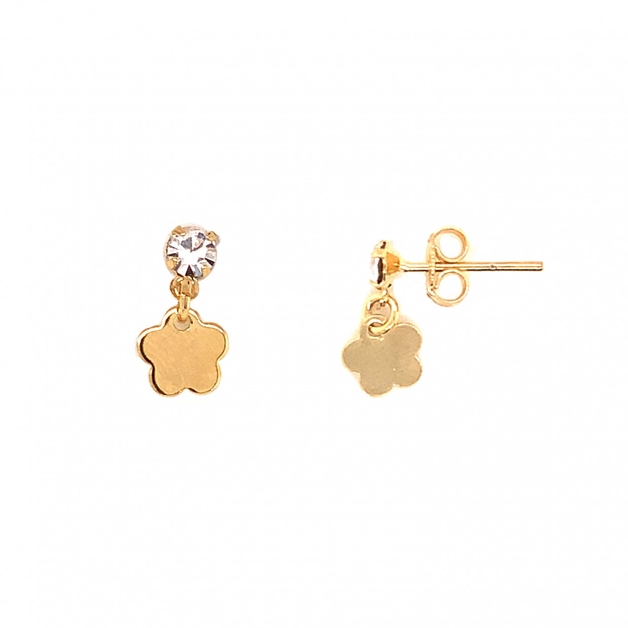 Skylar CZ Flower Earrings