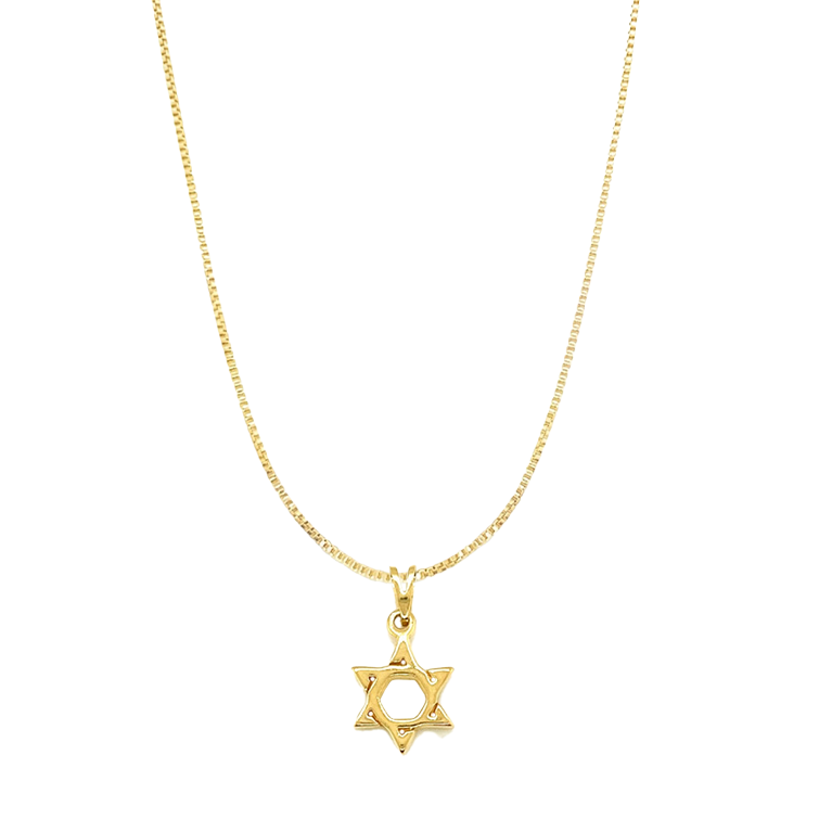 Star of David Necklace for Girls
