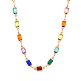 Leti Multicolor Gemstone Necklace