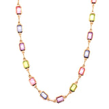 Leti Multicolor Gemstone Necklace
