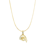 Austin Hockey Helmet Necklace