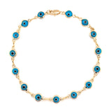 Tania Evil Eye Anklet