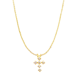 Elowen CZ Cross Necklace