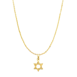 Mica Star of David Necklace