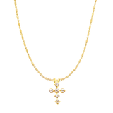 Elowen CZ Cross Necklace