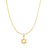 Mica Star of David Necklace