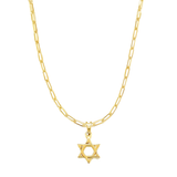 Mica Star of David Necklace