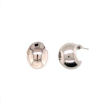 Cyra Silver Dome Hoops