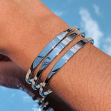 Flat Top Silver Cuff