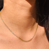 Sofie Tennis Curb Necklace