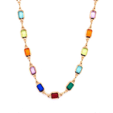 Leti Multicolor Gemstone Necklace