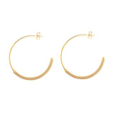 Jolie Large Wire Wrapped Hoops