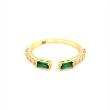 CZ Gemstone Ring
