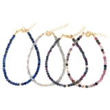 NATURAL GEMSTONE BEADED BRACELET