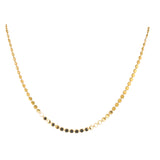 Liz Flat Ball Disc Necklace