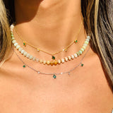 Teardrop Emerald Necklace
