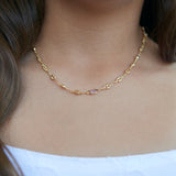 Gali Mini Gemstone Puff Necklace