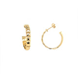Studded Hoop Earrings